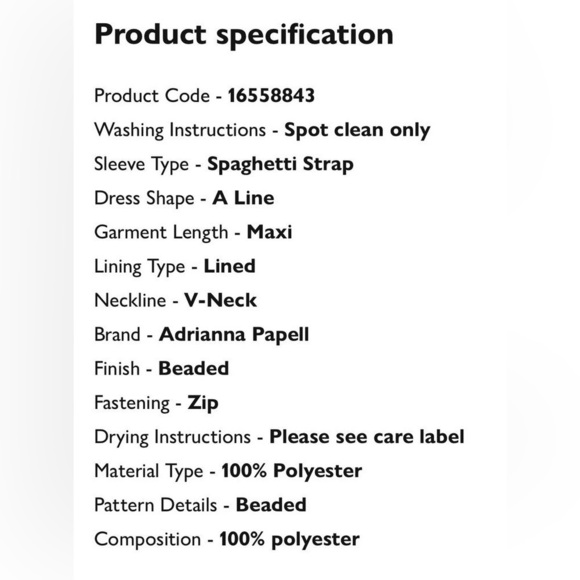 Nwt Adrianna Papell Spaghetti Strap Beaded Blouson Ball Gown in Gunmetal - Picture 14 of 15